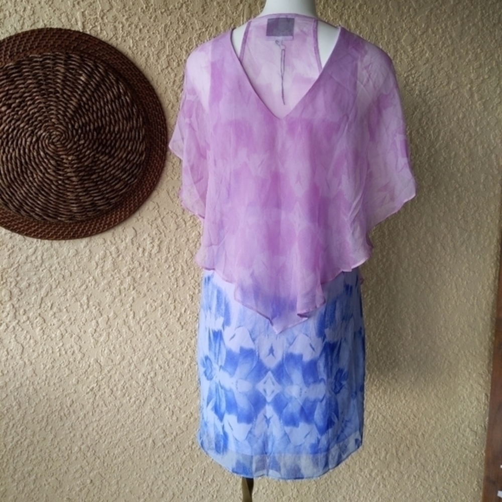 Addison flutter razer back layered dress - Picture 4 of 4